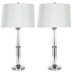 VENDOME 28.5-INCH H CRYSTAL TABLE LAMP
