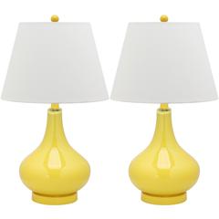 AMY 24-INCH H GOURD GLASS LAMP, LIT4087H-SET2