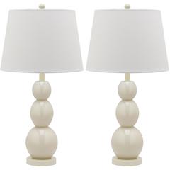 JAYNE 26.5-INCH H THREE SPHERE GLASS LAMP, LIT4089F-SET2