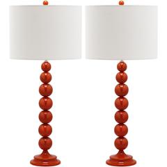 JENNA 31.5-INCH H STACKED BALL LAMP, LIT4090D-SET2
