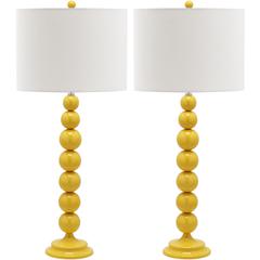 JENNA 31.5-INCH H STACKED BALL LAMP, LIT4090H-SET2