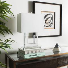 TOWN 20.5-INCH H SQUARE CRYSTAL LAMP