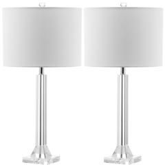 TYRONE 27-INCH H CRYSTAL COLUMN LAMP