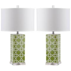 QUATREFOIL 27-INCH H TABLE LAMP, LIT4133F-SET2