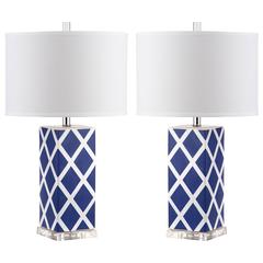 GARDEN 27-INCH H LATTICE TABLE LAMP, LIT4134A-SET2