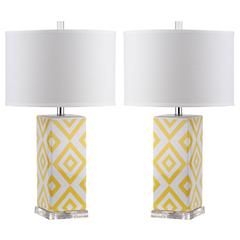 DIAMONDS 27-INCH H TABLE LAMP, LIT4135G-SET2