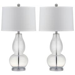 MERCURIO 28.5-INCH H DOUBLE GOURD LAMP, LIT4155B-SET2