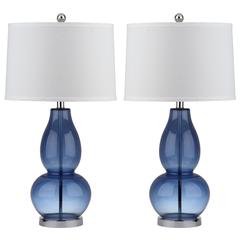 MERCURIO 28.5-INCH H DOUBLE GOURD LAMP, LIT4155C-SET2