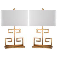 GREEK KEY 25-INCH H TABLE LAMP, LIT4160C-SET2