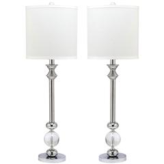 ERICA 31-INCH H CRYSTAL CANDLESTICK LAMP