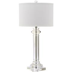 NINA 30-INCH H CRYSTAL COLUMN LAMP