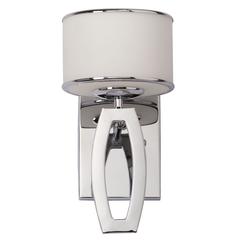 LENORA 2 LIGHT CHROME 12.75-INCH H DRUM SCONCE