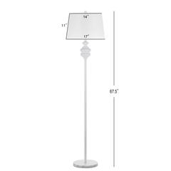 Torc 67.5-Inch H Floor Lamp, White