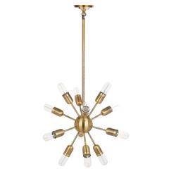 RAGING 12 LIGHT GOLD 17.5-INCH DIA SOLACE PENDANT