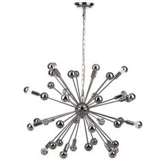 STARBURST SPUTNIK 20 LIGHT CHROME 31-INCH DIA PENDANT