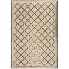LINDEN 100, CREAM / BEIGE, 5'-1" X 7'-6", Area Rug, LND121C-5
