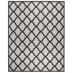 LINDEN 100, LIGHT GREY / CHARCOAL, 8' X 10', Area Rug, LND122A-8