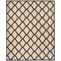 LINDEN 100, CREME / BROWN, 8' X 10', Area Rug, LND122U-8