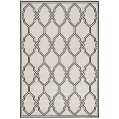 LINDEN 100, LIGHT GREY / CHARCOAL, 4' X 6', Area Rug, LND124A-4