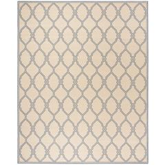 LINDEN 100, CREAM / BLUE, 8' X 10', Area Rug, LND124N-8