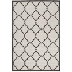 LINDEN 100, LIGHT GREY / CHARCOAL, 4' X 6', Area Rug, LND125A-4
