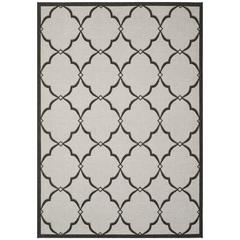 LINDEN 100, LIGHT GREY / CHARCOAL, 5'-1" X 7'-6", Area Rug, LND125A-5