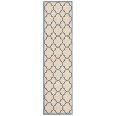 LINDEN 100, CREAM / BLUE, 2' X 8', Area Rug, LND125N-28