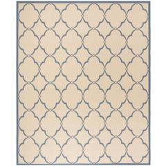 LINDEN 100, CREAM / BLUE, 8' X 10', Area Rug, LND125N-8