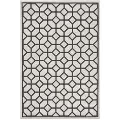 LINDEN 100, LIGHT GREY / CHARCOAL, 4' X 6', Area Rug, LND127A-4
