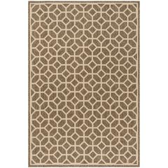 LINDEN 100, BEIGE / CREAM, 5'-1" X 7'-6", Area Rug, LND127D-5