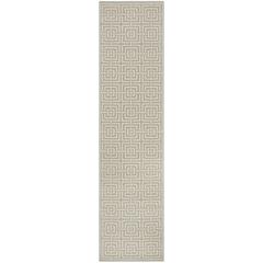 LINDEN 100, AQUA / CREAM, 2' X 8', Area Rug, LND128K-28