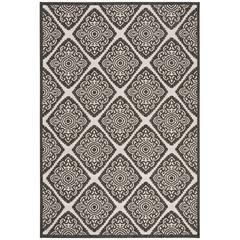 LINDEN 100, LIGHT GREY / CHARCOAL, 4' X 6', Area Rug, LND132A-4
