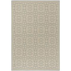 LINDEN 100, AQUA / CREAM, 5'-1" X 7'-6", Area Rug, LND134K-5