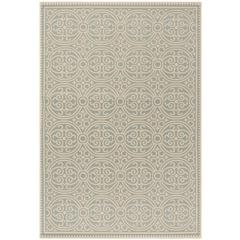 LINDEN 100, CREAM / AQUA, 5'-1" X 7'-6", Area Rug, LND134L-5