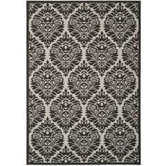 LINDEN 100, LIGHT GREY / CHARCOAL, 5'-1" X 7'-6", Area Rug, LND135A-5