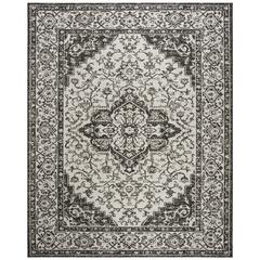 LINDEN 100, LIGHT GREY / CHARCOAL, 8' X 10', Area Rug, LND137A-8