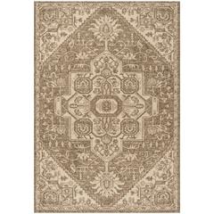 LINDEN 100, CREAM / BEIGE, 5'-1" X 7'-6", Area Rug, LND138A-5