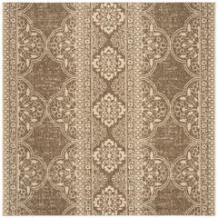 LINDEN 100, CREAM / BEIGE, 6'-7" X 6'-7" Square, Area Rug, LND174A-6SQ