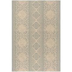 LINDEN 100, AQUA / CREAM, 5'-1" X 7'-6", Area Rug, LND174K-5