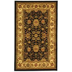 LYNDHURST, BLACK / IVORY, 3'-3" X 5'-3", Area Rug, LNH212A-3