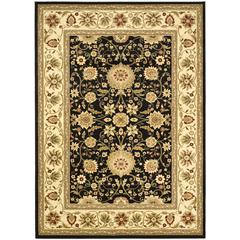 LYNDHURST, BLACK / IVORY, 4' X 6', Area Rug, LNH212A-4
