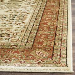 LYNDHURST, IVORY / RUST, 10' X 14', Area Rug, LNH214R-10