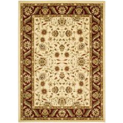 LYNDHURST, IVORY / RED, 8' X 11', Area Rug, LNH215A-8
