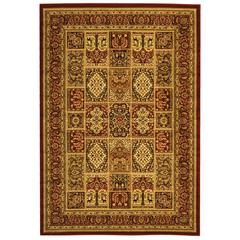 LYNDHURST, MULTI / GREEN, 10' X 14', Area Rug