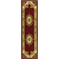 LYNDHURST, RED / IVORY, 2'-3" X 12', Area Rug, LNH218C-212