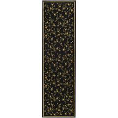 LYNDHURST, BLACK, 2'-3" X 20', Area Rug