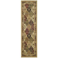 LYNDHURST, MULTI / BEIGE, 2'-3" X 10', Area Rug