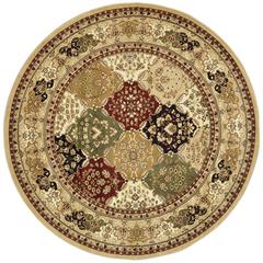 LYNDHURST, MULTI / BEIGE, 8' X 8' Round, Area Rug