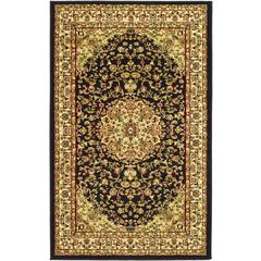 LYNDHURST, BLACK / IVORY, 3'-3" X 5'-3", Area Rug, LNH222A-3