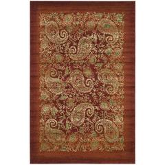 LYNDHURST, RED / MULTI, 6' X 9', Area Rug